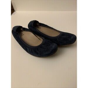 Abeo Tia Ballet Flats B.I.O. System Navy Suede 9 N